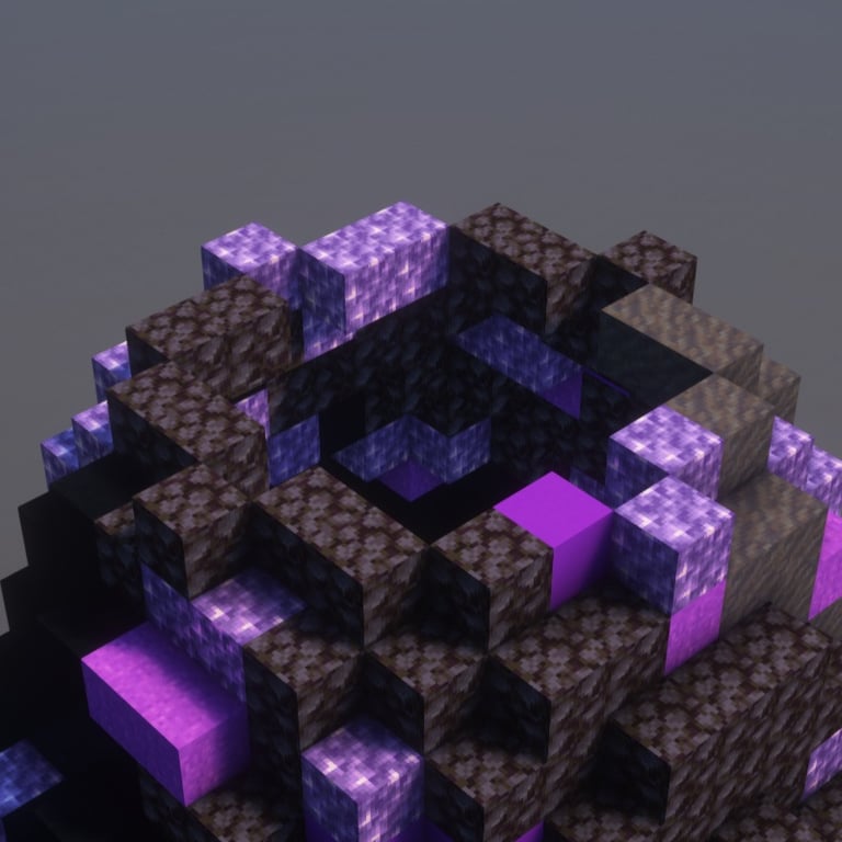Dragon Egg Minecraft Schematic + 21-Step Tutorial