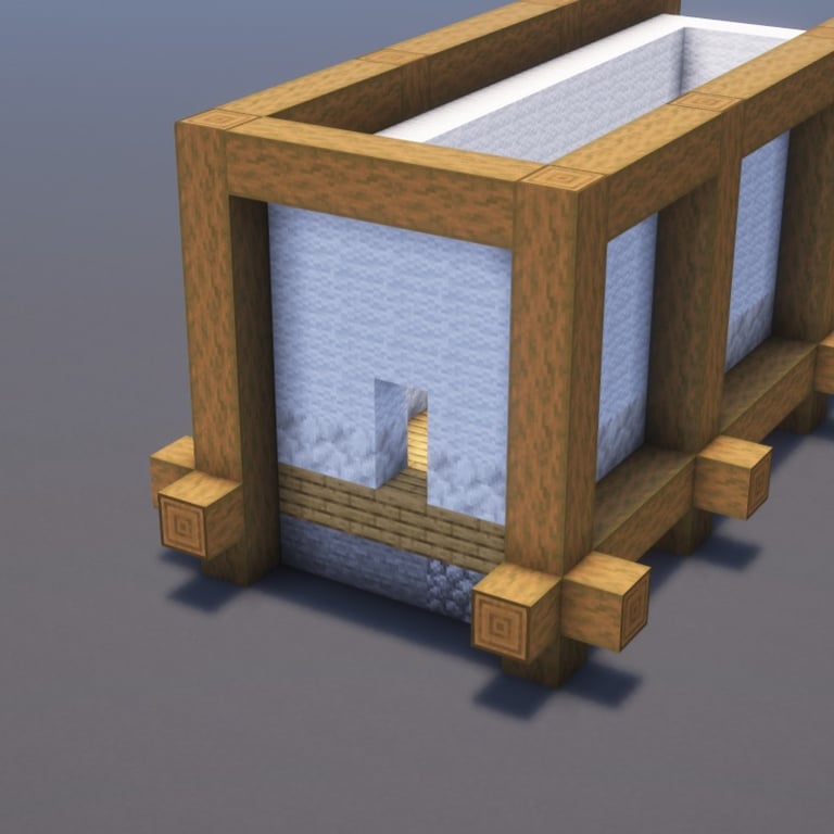 Green House Minecraft Schematic + 170-Step Tutorial