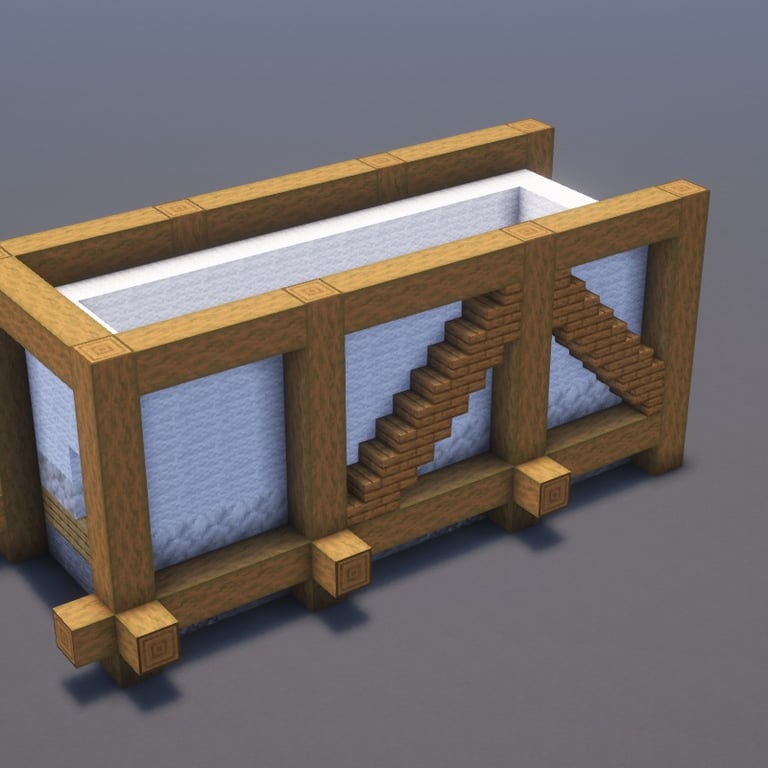 Green House Minecraft Schematic + 170-Step Tutorial