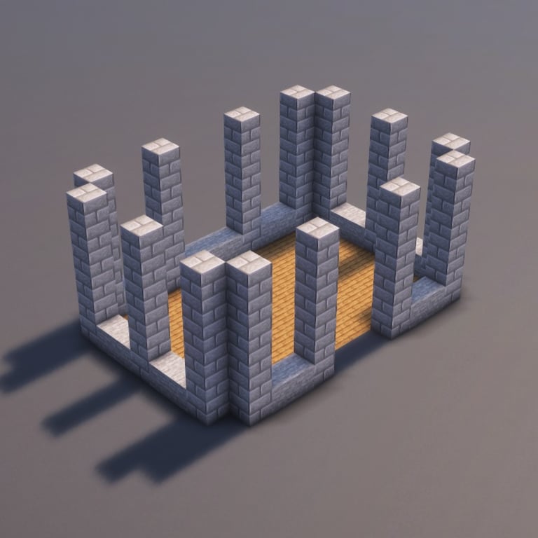 Medieval Tower step 4