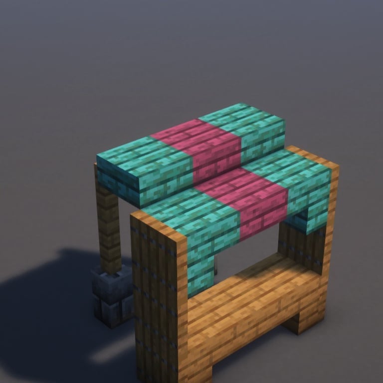 Mini Stall — 10-Step Minecraft Build Tutorial