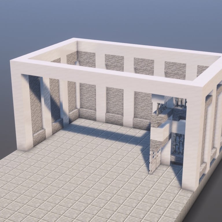 Bank Minecraft Schematic + 97-Step Tutorial