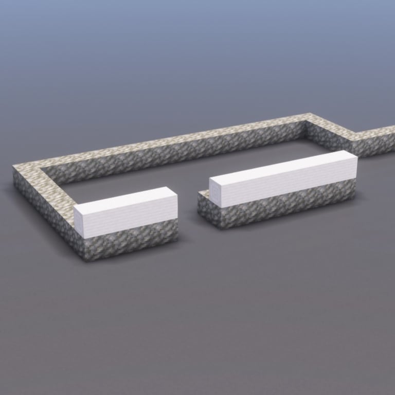 White Modern Villa step 3