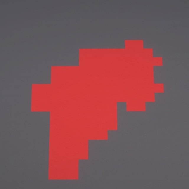 Modern Red White House step 1