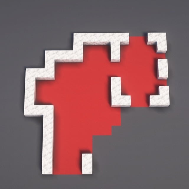 Modern Red White House step 2