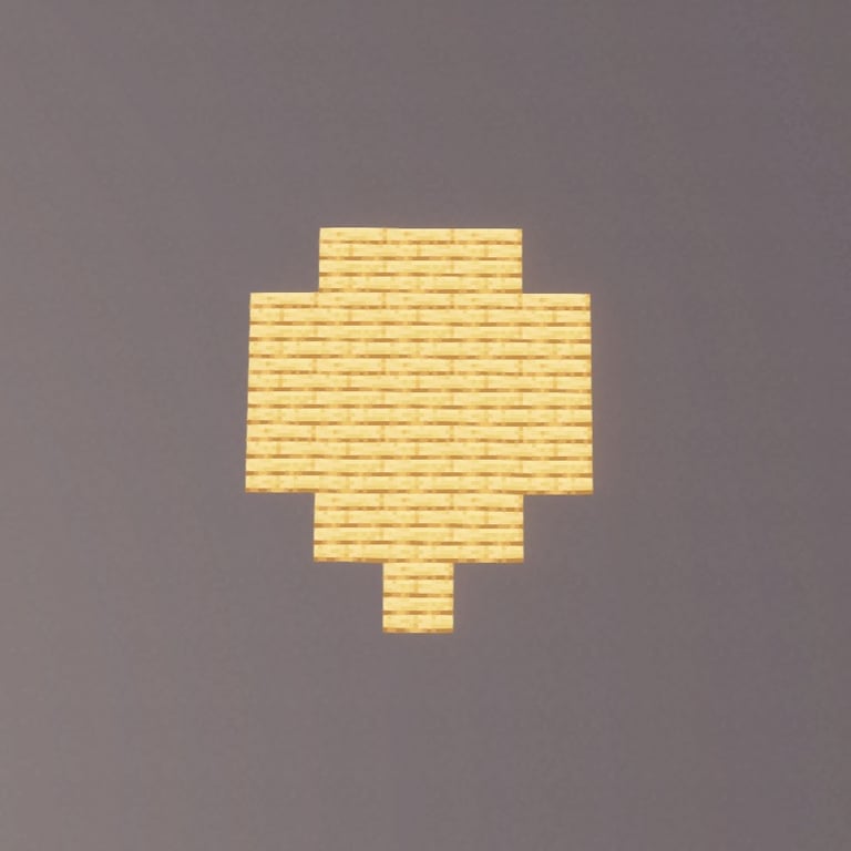 Mushroom House step 1