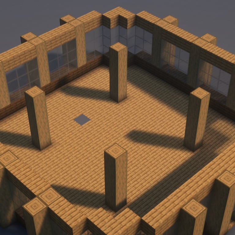 Nether Portal Base Minecraft Schematic + 192-Step Tutorial