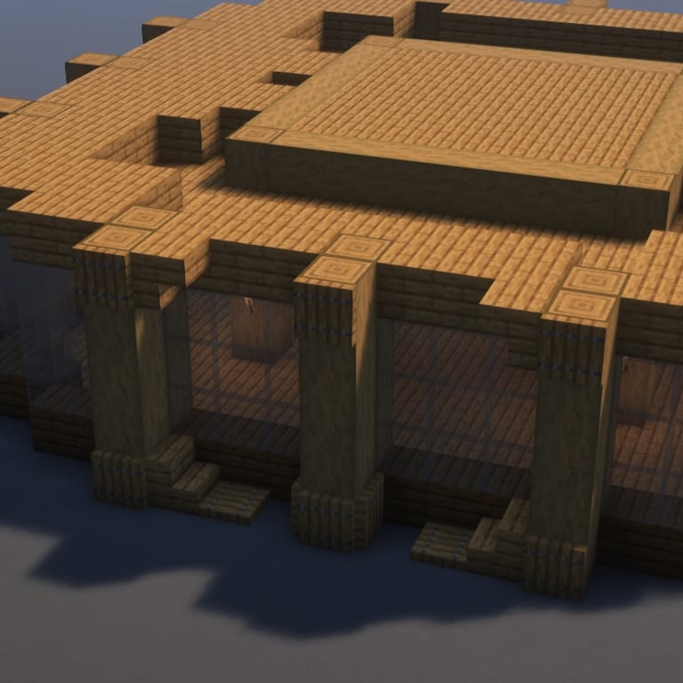 Nether Portal Base Minecraft Schematic + 192-Step Tutorial