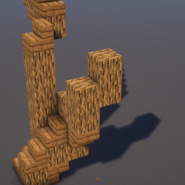 Oak Tree Minecraft Schematic + 55-Step Tutorial