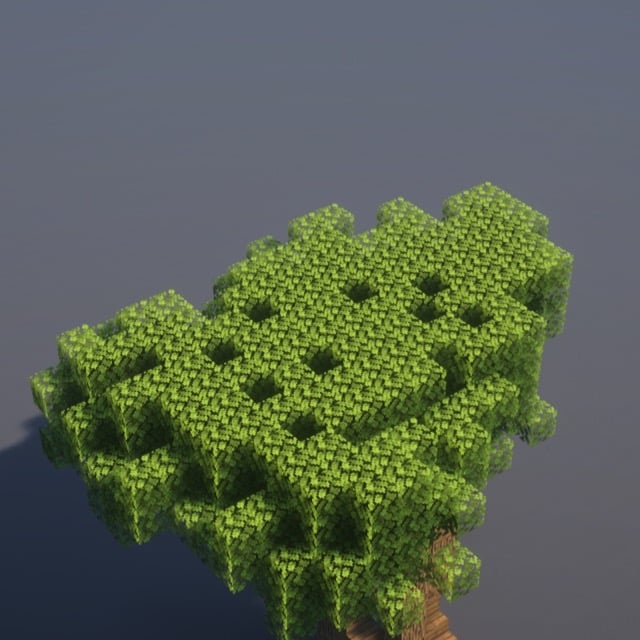 Oak Tree Minecraft Schematic + 55-Step Tutorial