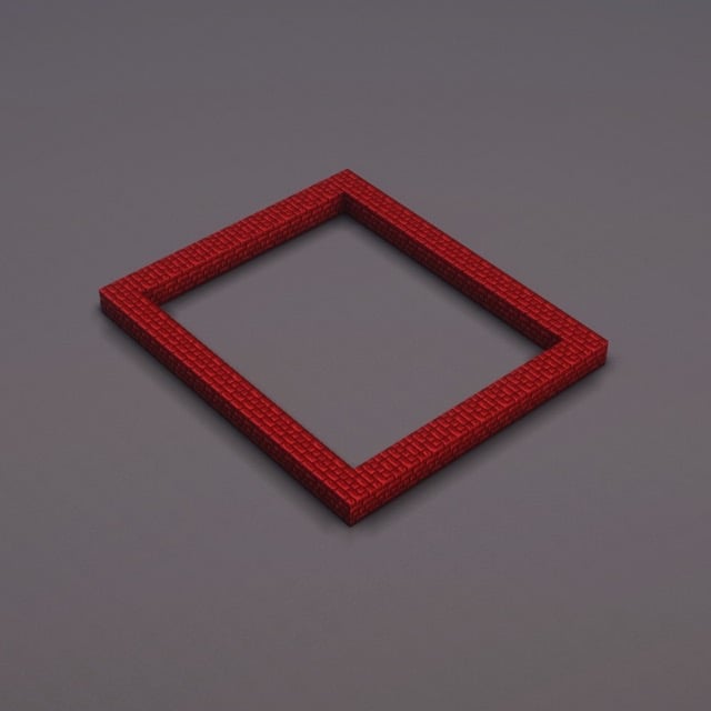 Red Japanese Temple step 1