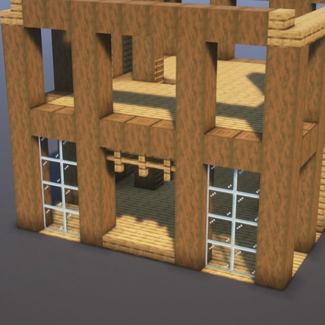 Rustic Barn Minecraft Schematic + 125-Step Tutorial