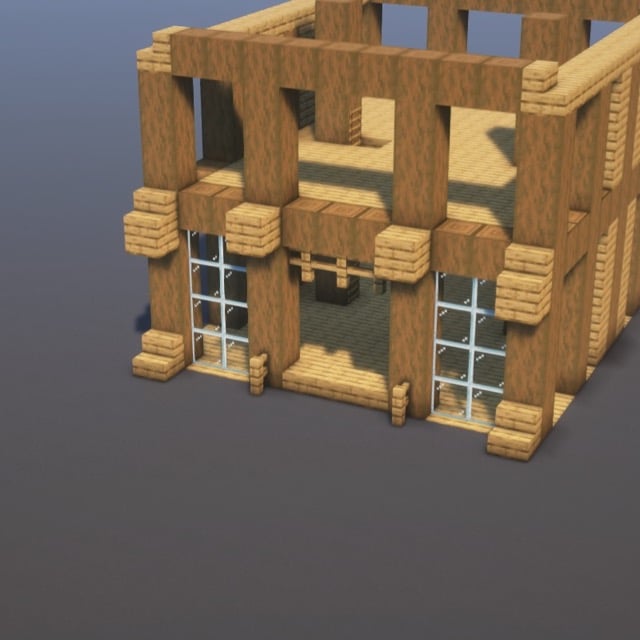 Rustic Barn Minecraft Schematic + 125-Step Tutorial