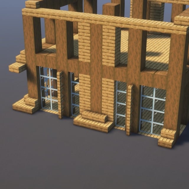 Rustic Barn Minecraft Schematic + 125-Step Tutorial