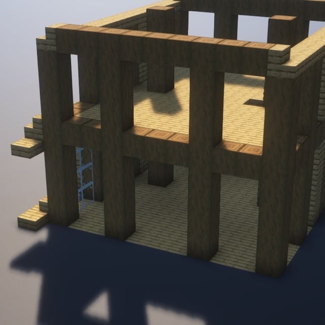 Rustic Barn Minecraft Schematic + 125-Step Tutorial