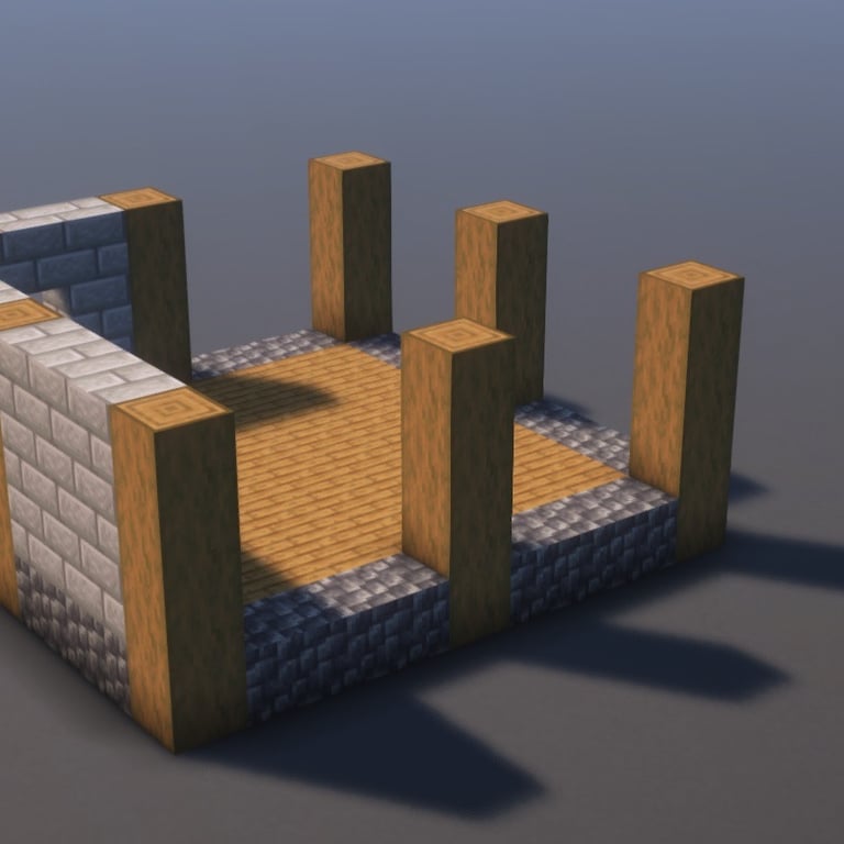 Simple House Minecraft Schematic + 54-Step Tutorial
