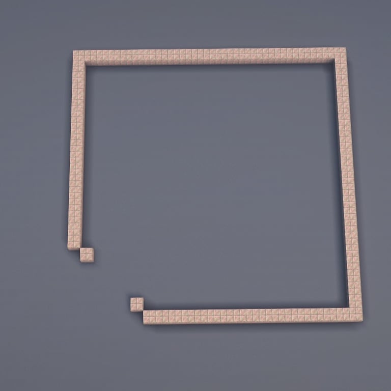 Wild West House step 1