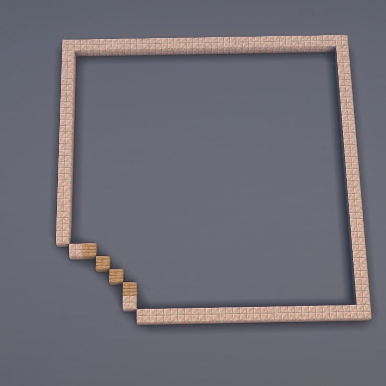 Wild West House step 2