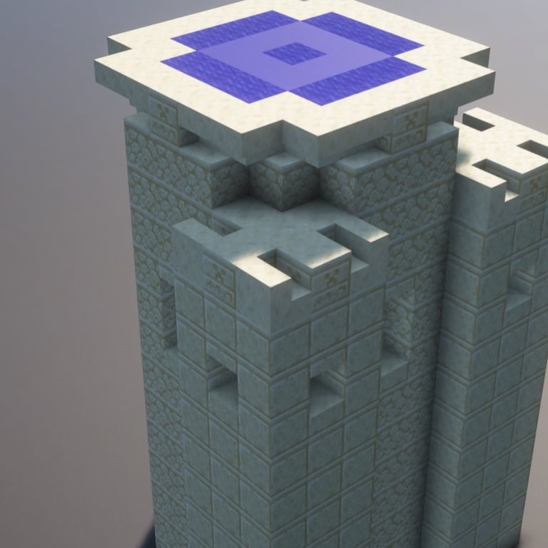 Sand Castle Minecraft Schematic + 133-Step Tutorial