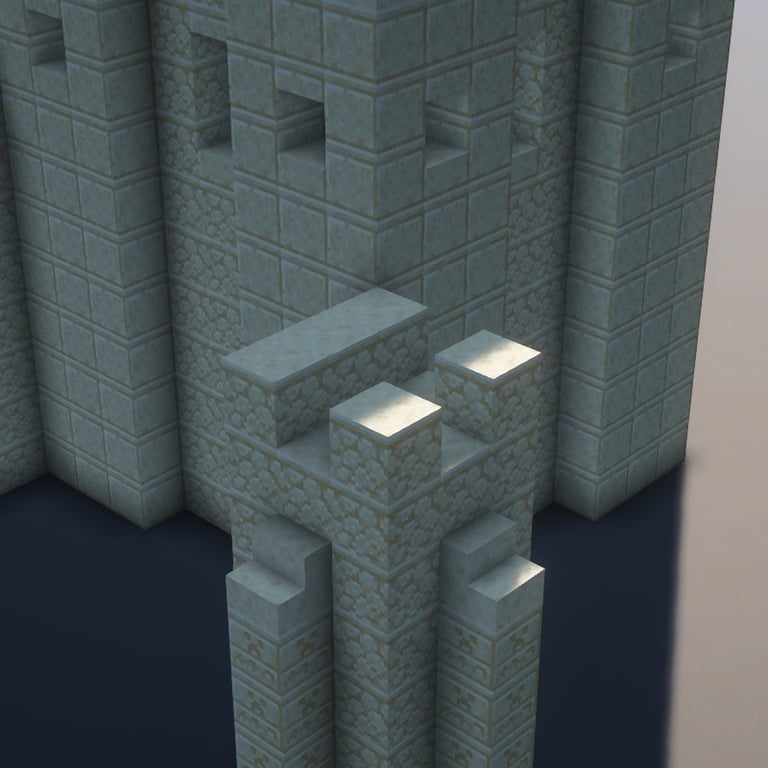 Sand Castle Minecraft Schematic + 133-Step Tutorial