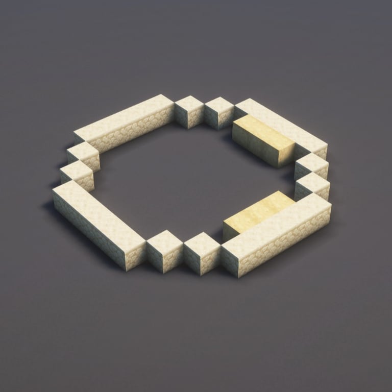 Sandcastle Tower step 2