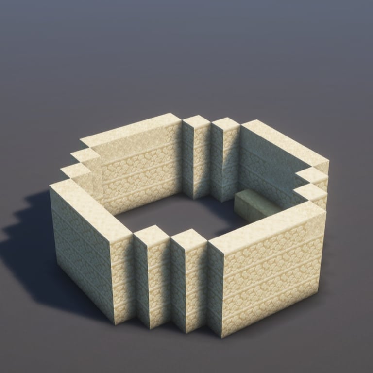 Sandcastle Tower step 3