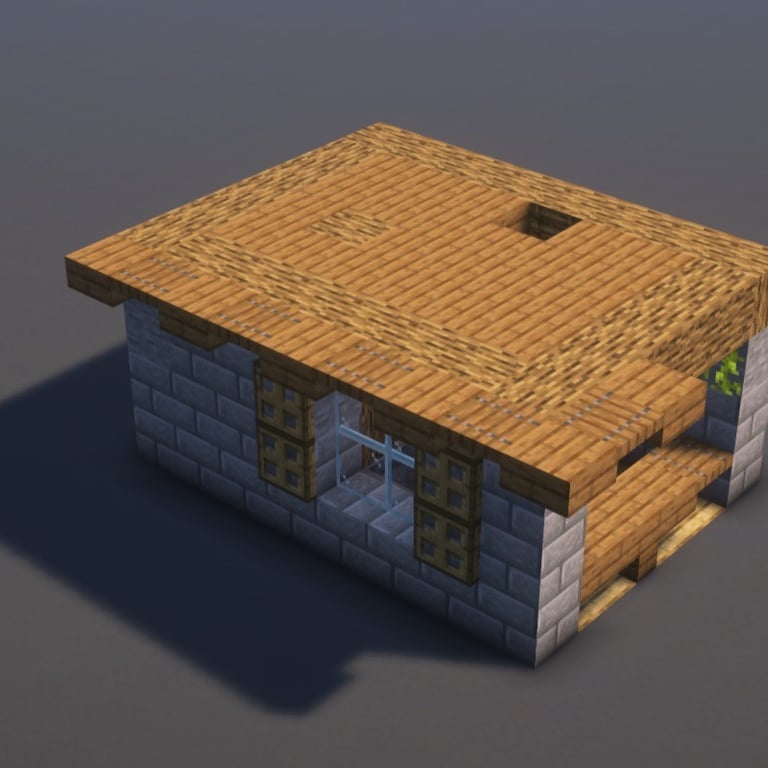 Smithing Cottage — 67-Step Minecraft Build Tutorial
