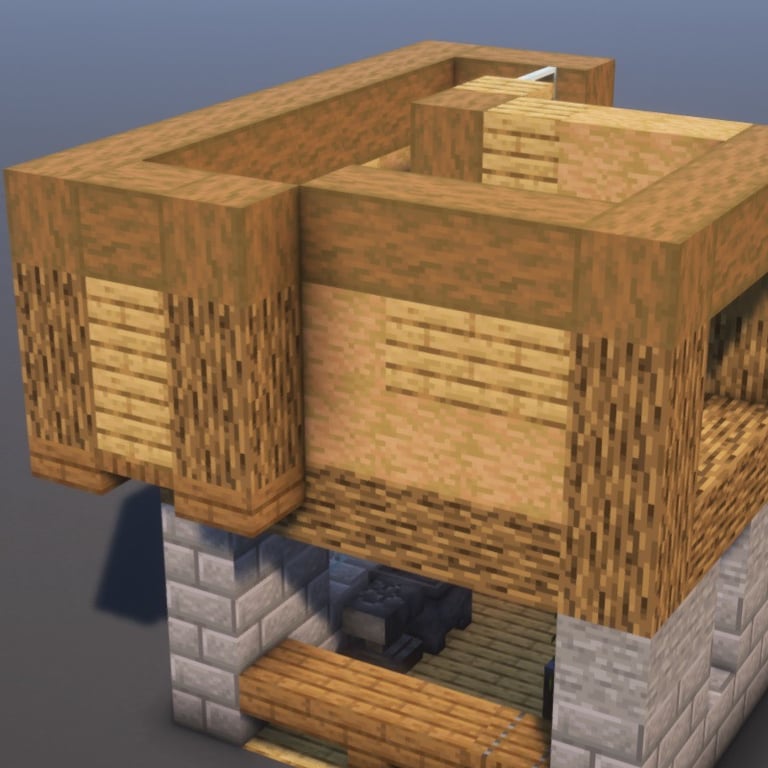 Smithing Cottage — 67-Step Minecraft Build Tutorial
