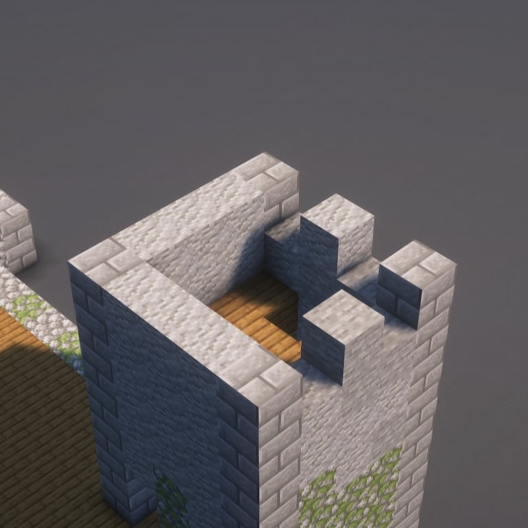 Stone Castle Minecraft Schematic + 218-Step Tutorial