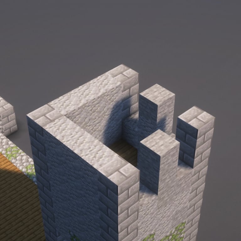 Stone Castle Minecraft Schematic + 218-Step Tutorial