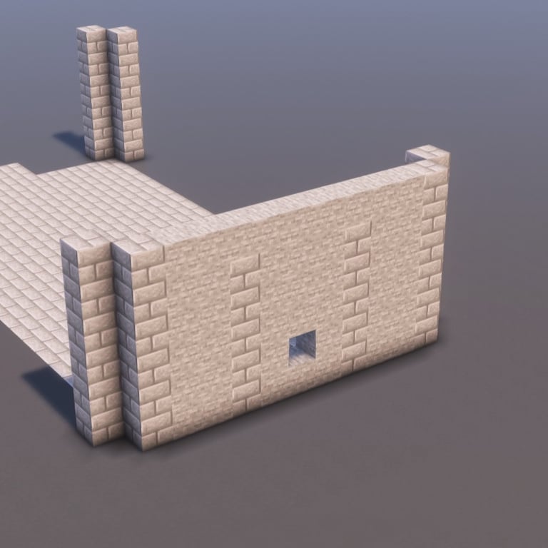 Stone Fortress Minecraft Schematic + 219-Step Tutorial
