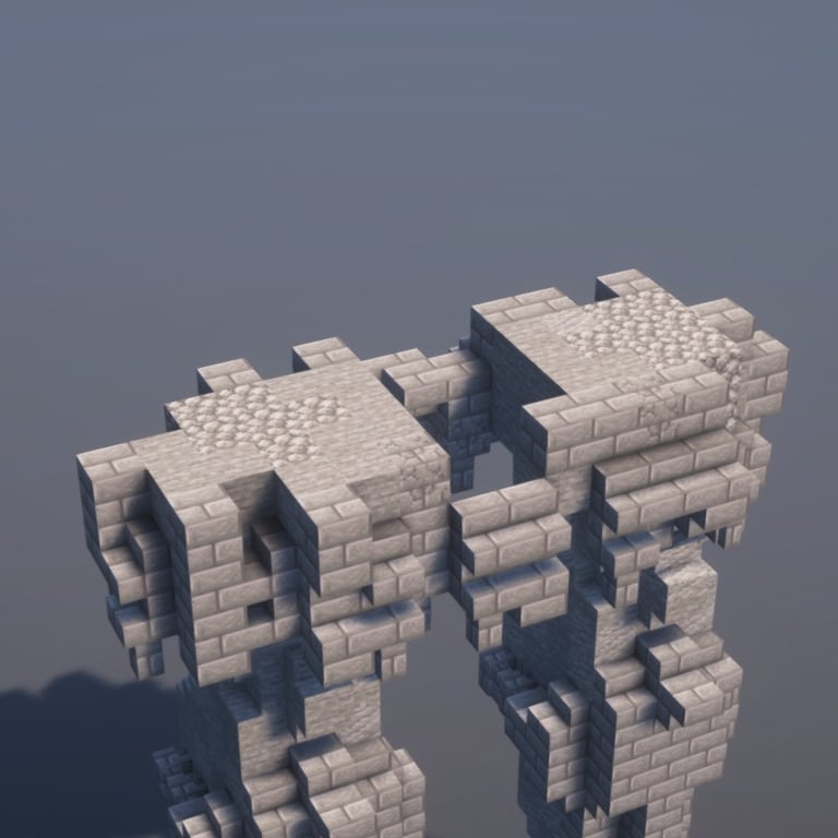 Stone Statue Minecraft Schematic + 170-Step Tutorial