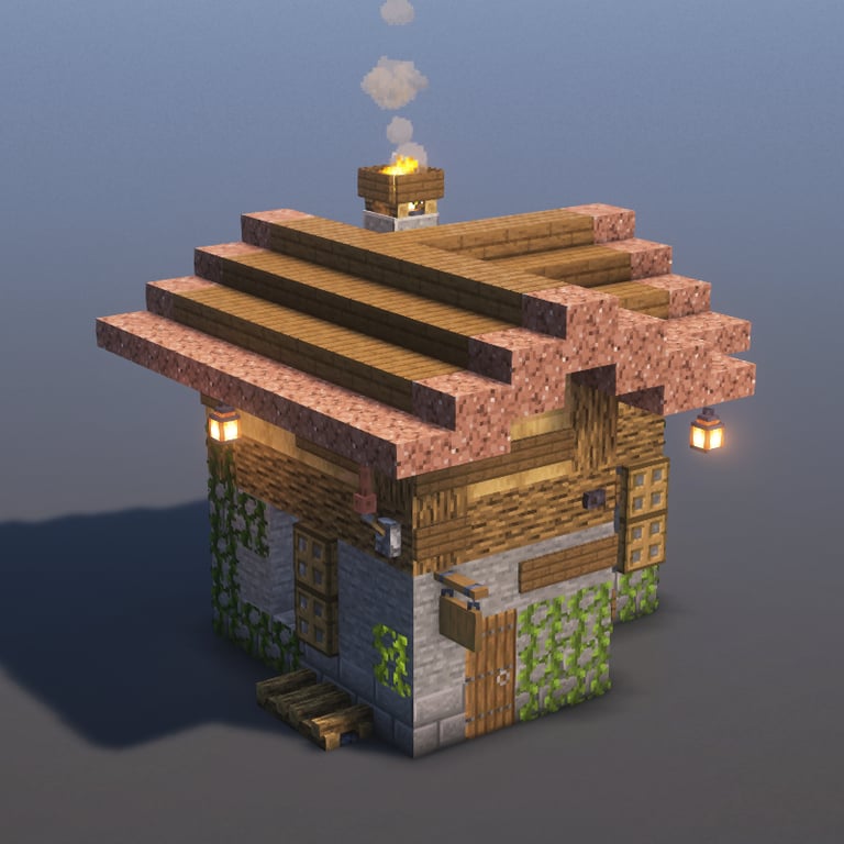 Tiny Cottage — 46-Step Minecraft Build Tutorial