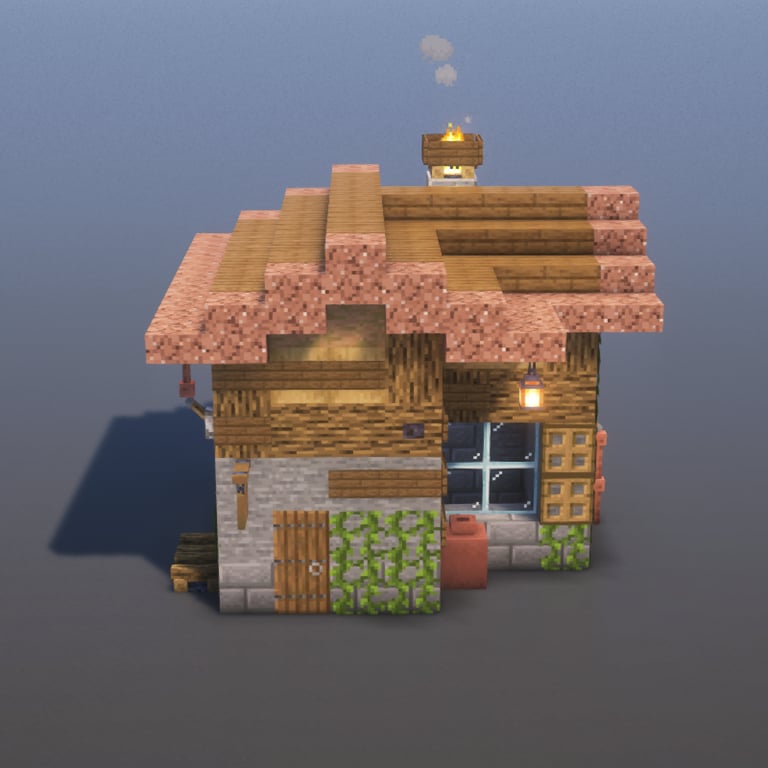Tiny Cottage — 46-Step Minecraft Build Tutorial