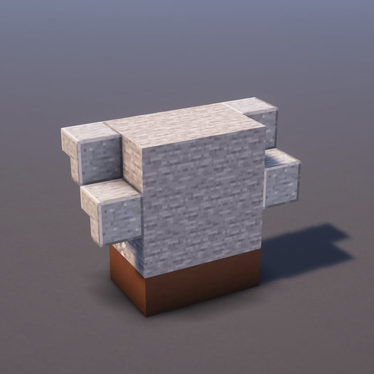 Villager Statue step 4