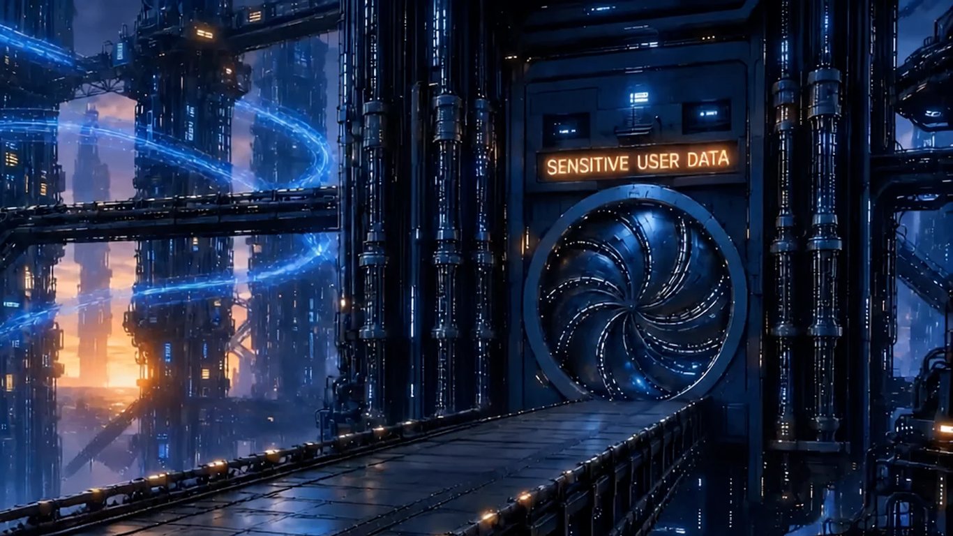 The fortified vault marked Sensitive User Data