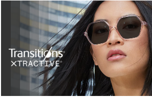 Transitions XTRActive photochromic lenses available in Fremont CA