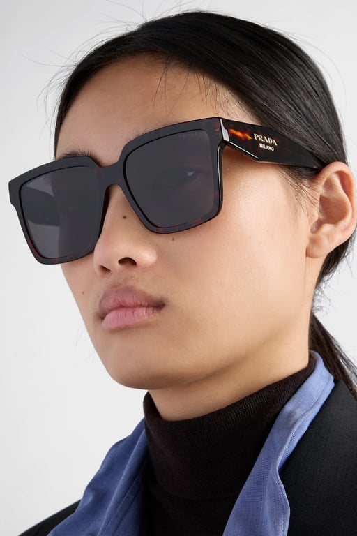 Prada sunglasses California beach style - Italian designer eyewear for Bay Area outdoor lifestyle