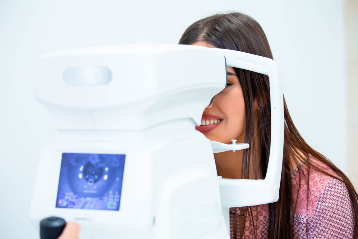 Eye exams at View Optical Eye Care Center, 4079 Mowry Ave, Fremont CA - Comprehensive eye care near me - Advanced vision testing technology