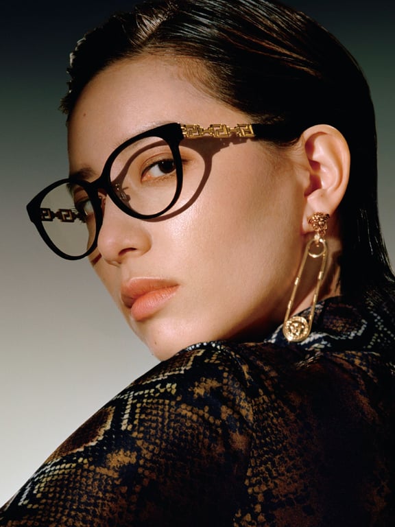Versace bold fashion eyeglasses Hayward and Fremont, Medusa designer frames Bay Area optical
