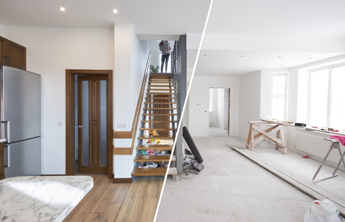 Interior repaint — walls and trim