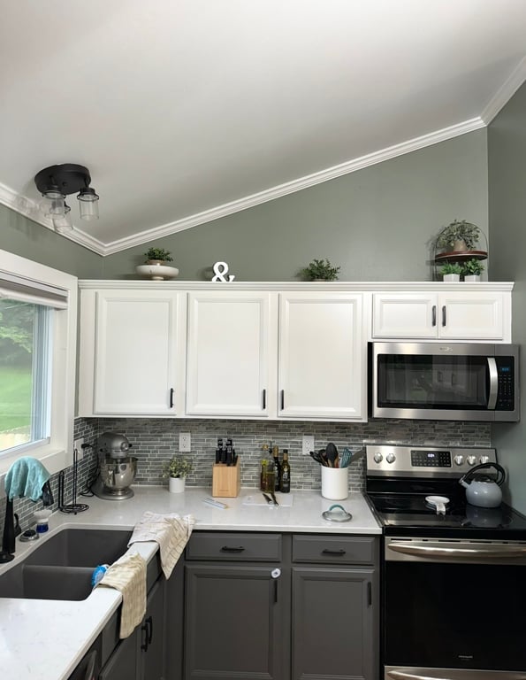 Kitchen interior and cabinet refinishing