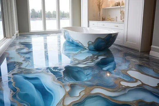 Epoxy flooring Phoenix garage floor coating by Modern Painters