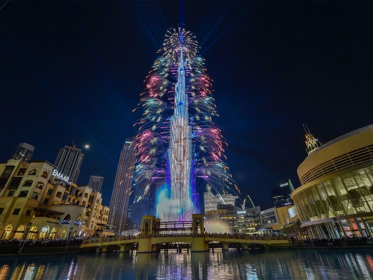 Celebrating The New Year 2023 At Dubai