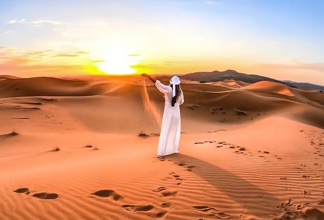 sunrise desert safari