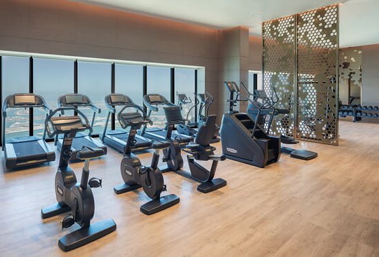 Exercise In A Fully-Stocked Gym