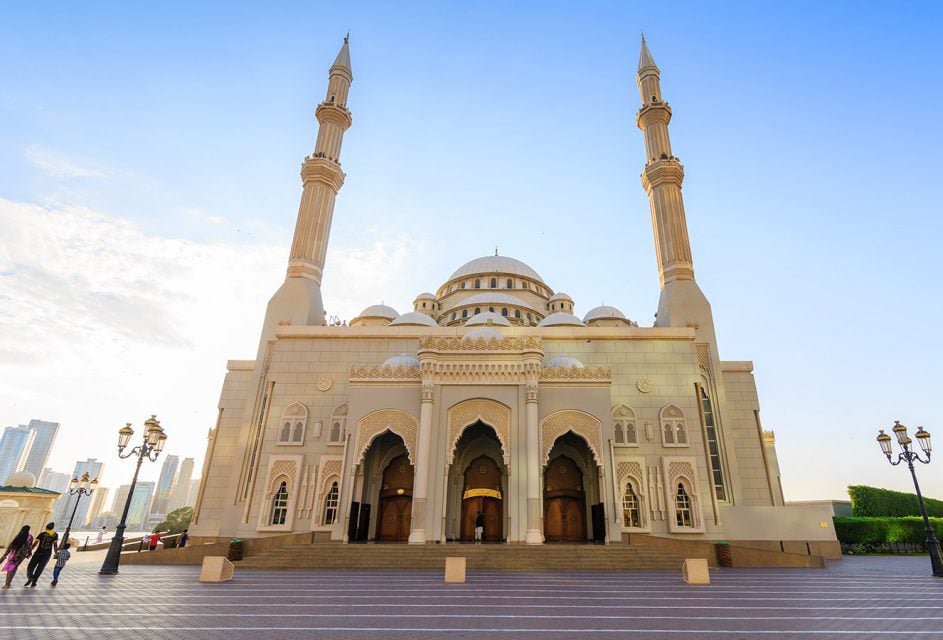 Al Noor Mosque At Sharjah City