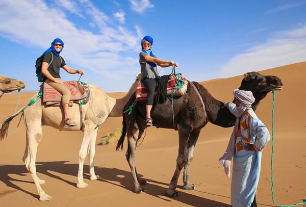 First Camel Ride