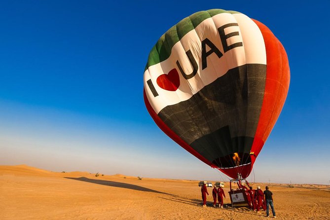 Hot Air Ballooning At Desert Safari