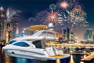  New Year Yacht Rental Dubai 2024 | 56 Feet Princess  Up-to 20 People